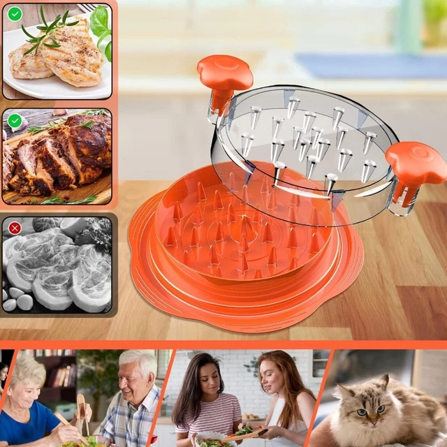 VISIBLE CHICKEN SHREDDER Tool Large 10'' Meat Shred Machine for Chicken