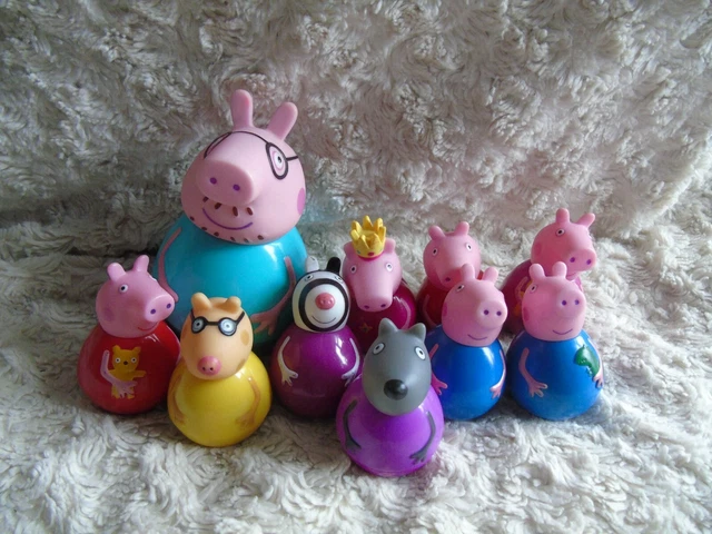 Peppa  Pig Weebles- Zoe Zebra- Danny Dog- Pedro Pony-George, Peppa-Princess Pepp