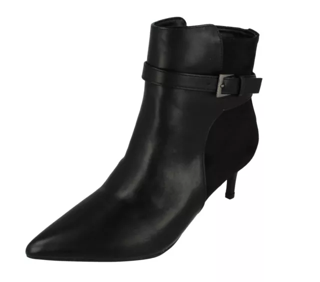 Femmes Spot On Aiguille 5.1cm Bout Pointu Talon Bottines : F5R1221