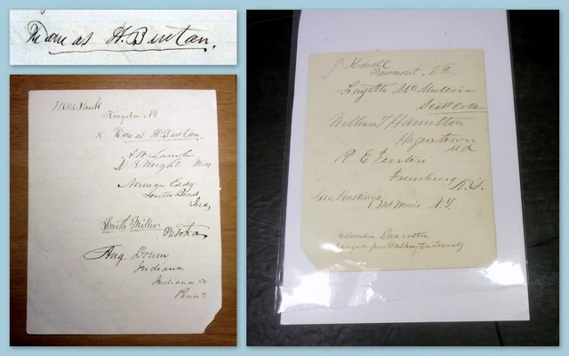 1853 *13 SIGS* Thomas H. Benton CSA REPS/SOLDIERS 33rd Congress KS-NE ACT Senate 1853 *13 SIGS* Thomas H. Benton CSA REPS/SOLDIERS 33rd Congress KS-NE ACT Senate
