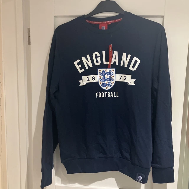 Men’s England Official football sweatshirt jumper size M new with tags
