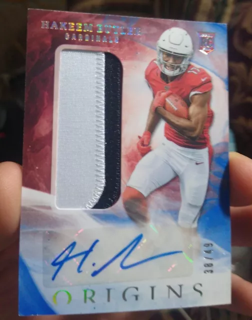 Hakeem Butler RPA /49 Pittsburgh Steelers Origins Auto no. 116