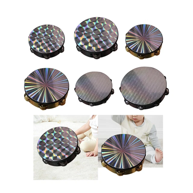 Tambour Tambourin Jouet éducatif Durable Professionnel pour la fête montrant