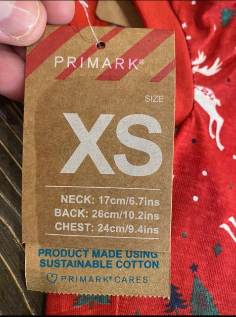 Pet Outfit primark Natalizio Renne 2