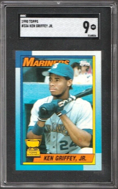 1990 Topps Ken Griffey Jr Hof Mariners Rookie Cup Sgc 9 Mint Blowout Price