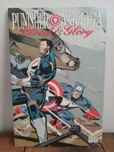 Vintage Punisher and Captain America Blood and Glory #3 (1992, Marvel)