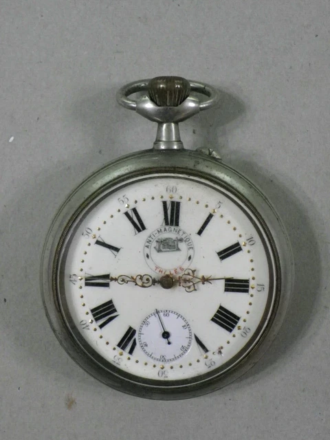 Montre De Poche Embey Antichoc - 17 Rubis, Mécanique à Réviser - Occasion