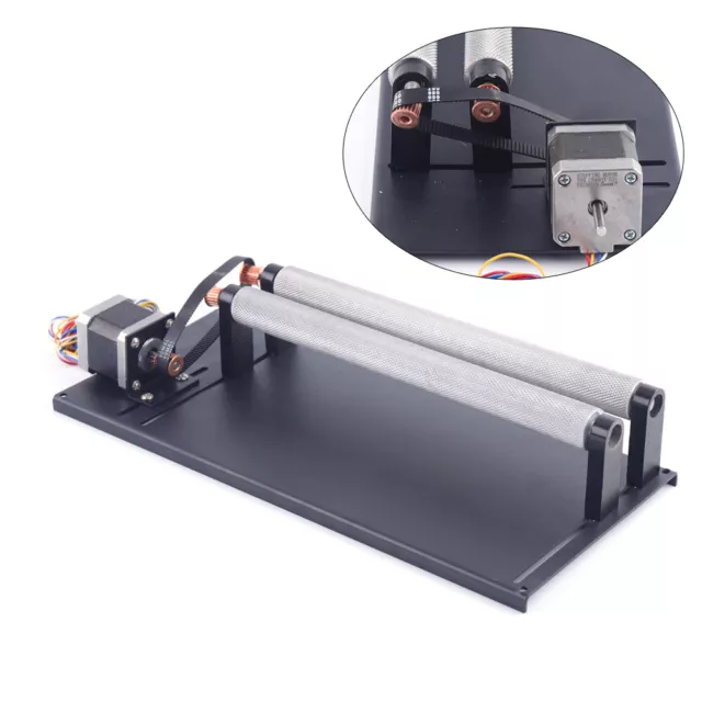 12V Cylindrical Laser Engraver Rotary Axis CO2 Laser Engraver Machine Attachment