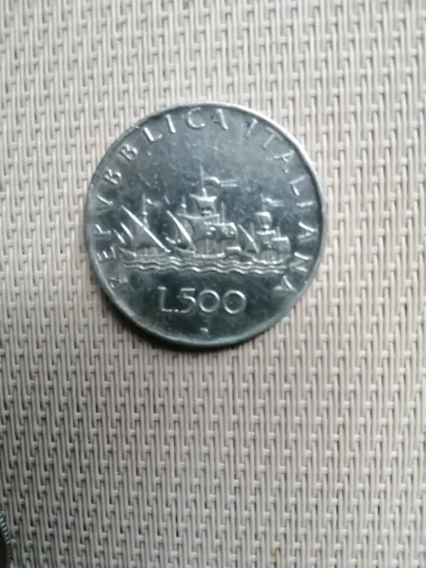 Italie = Piece De Monnaie De 500 Lires De 1960 En Argent