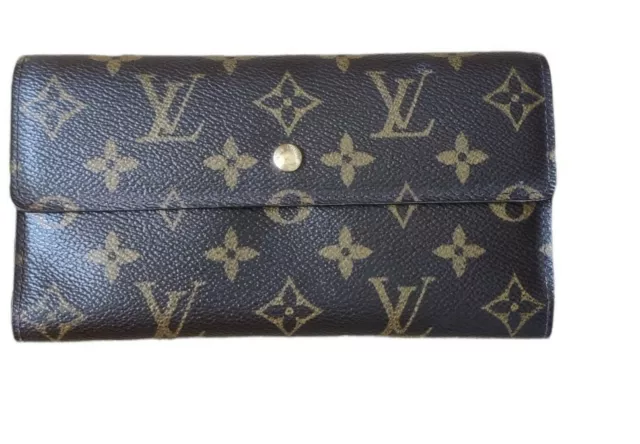 Louis Vuitton Monogram Canvas Porte-Tresor International Wallet 100% Authentic