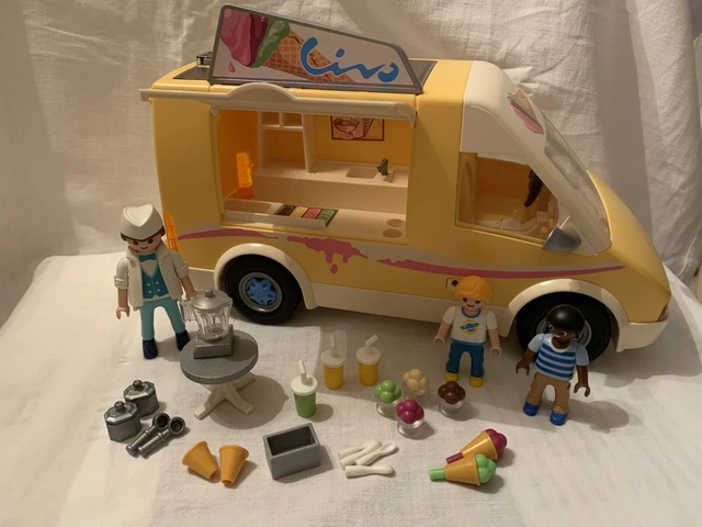 PLAYMOBIL 9114 CITY Life Camion De Glace 100 Complet Avec Notice