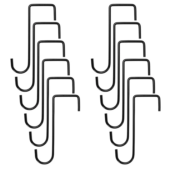 12PCS Plant Hooks Hangers Garden over Fence Hooks for Hanging Baskets, Wall Q3T7