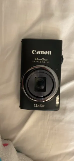 Canon PowerShot ELPH 340 HS / IXUS 265 HS 16.0MP Digital Camera - Black