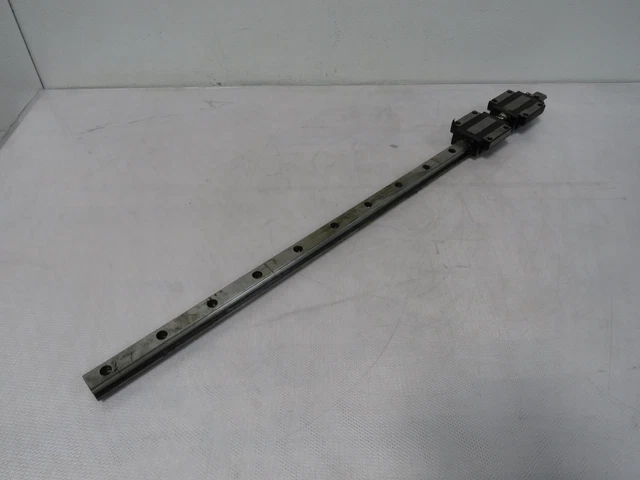 Lot of 2 THK HSR25 Linear Bearing Block on a 32.5 in rail T187071