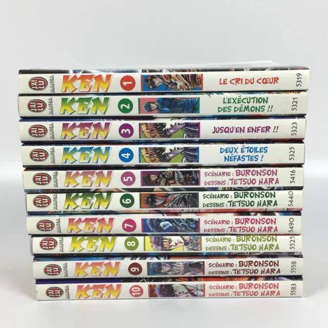 Ken Le Survivant Lot 10 Manga / Tome 1 à 10 / J'ai Lu / Hokuto No Ken