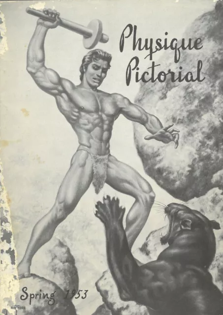 Physique Pictorial V.3 N.1 Spring/Feb 1953 Vintage Male Beefcake Magazine, Rare