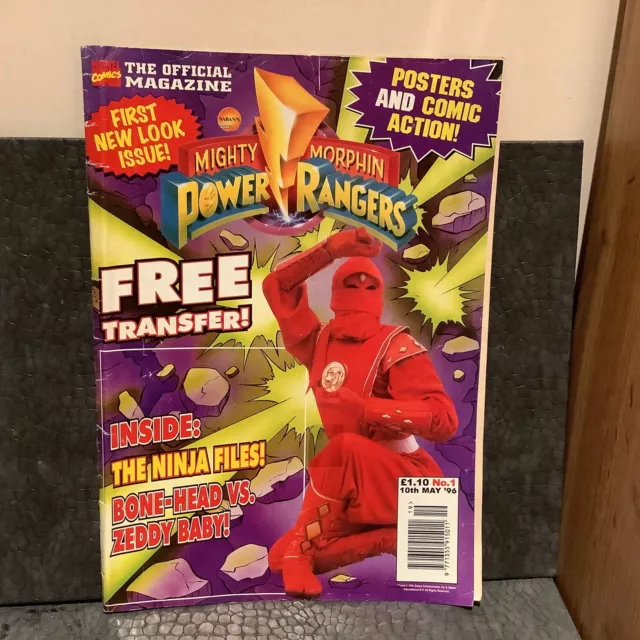 Mighty Morphin' Power Rangers Marvel Comics Issue #1 (May 1996) Magazine