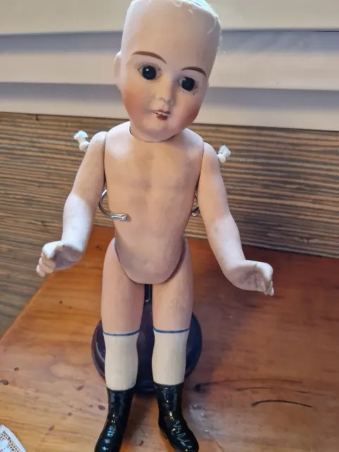 Corps De Poupée Ancienne Jumeau - Bois Et Porcelaine - Tête Non D'origine