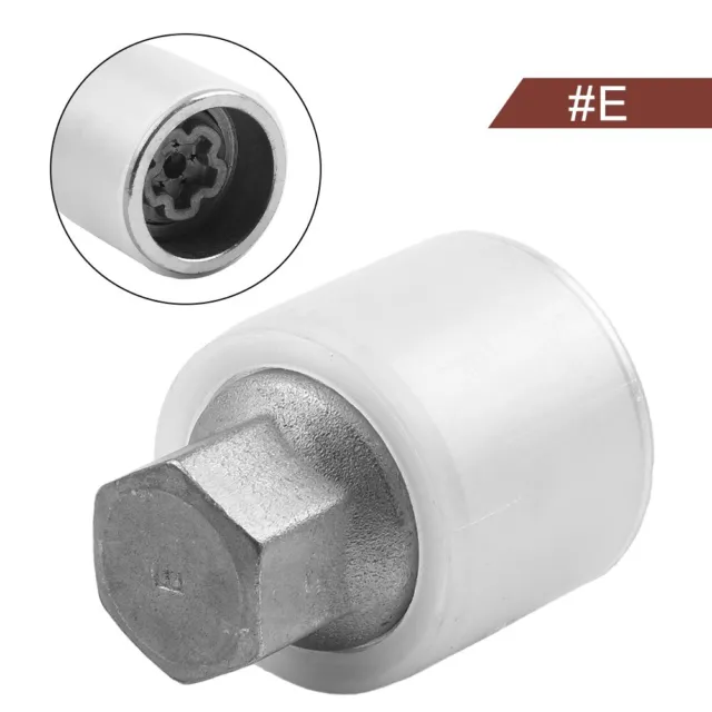 Replaceable Lug Nut Bolt Removal Key Socket Engineered for Durability #E 2