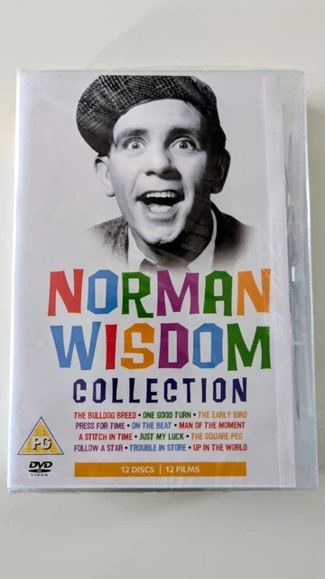 NORMAN WISDOM COLLECTION - 12 Films 12 Discs. Region UK DVD
