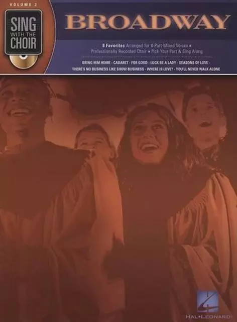 Broadway: Sing with the Choir Band 2 von Andrew Lloyd Webber (englisch) Taschenbuch