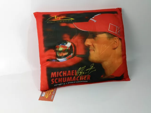 Vintage Kopfkissen, Formel 1, Ferrari - Michael Schumacher 35 x 35 cm Merchandis