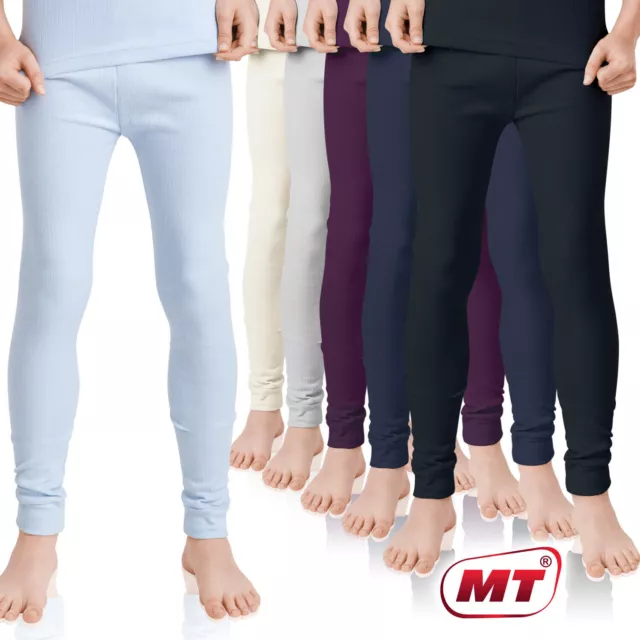 MT Kinder Thermo Unterhosen für Mädchen & Jungen Winter Thermowäsche Thermohosen