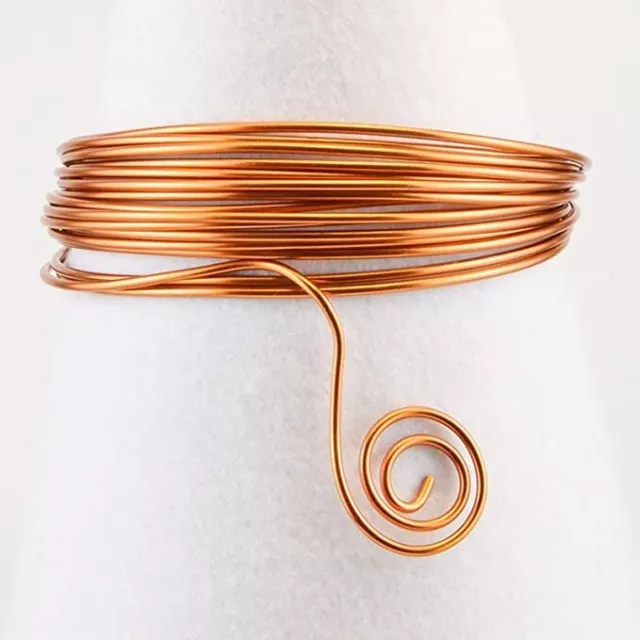 Bare Copper Wire Craft Jewellery Pure Un-plated Anti Tarnish 3M Coil 1.5mm Thick