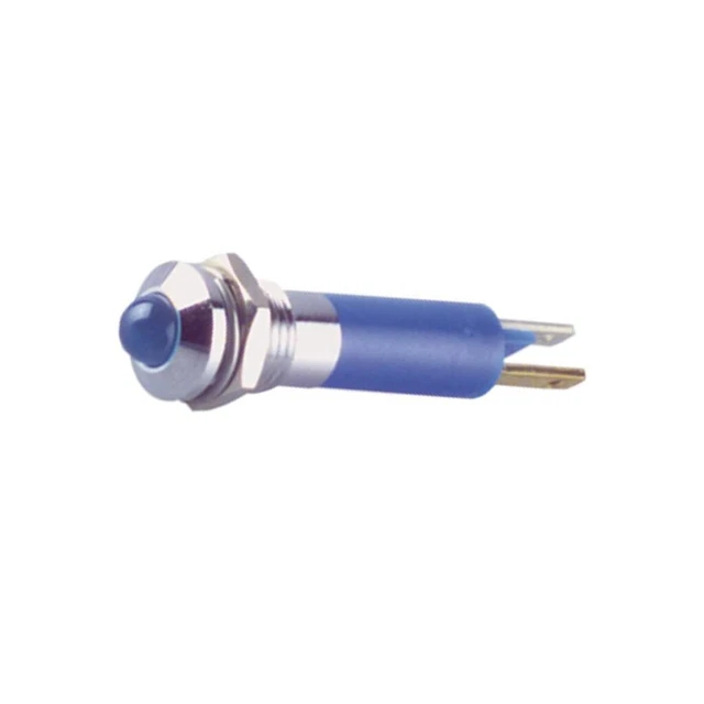 19040353 Luce di controllo: LED convesso 24VDC Apertura: Ø8mm IP40 Plastica CML SEMIC