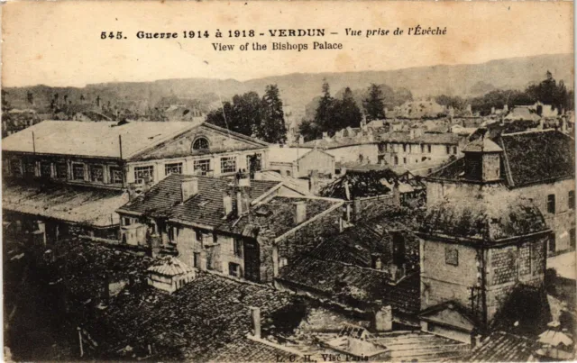 CPA AK Militaire - Verdun - Vue prise de l'Évéché - Ruines (697175)