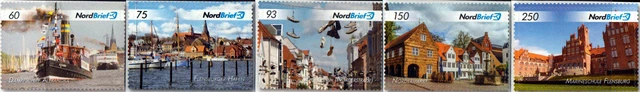 Deutsche Privatpost- Nordbrief Rendsburg - Fördestadt Flensburg 2019, postfrisch