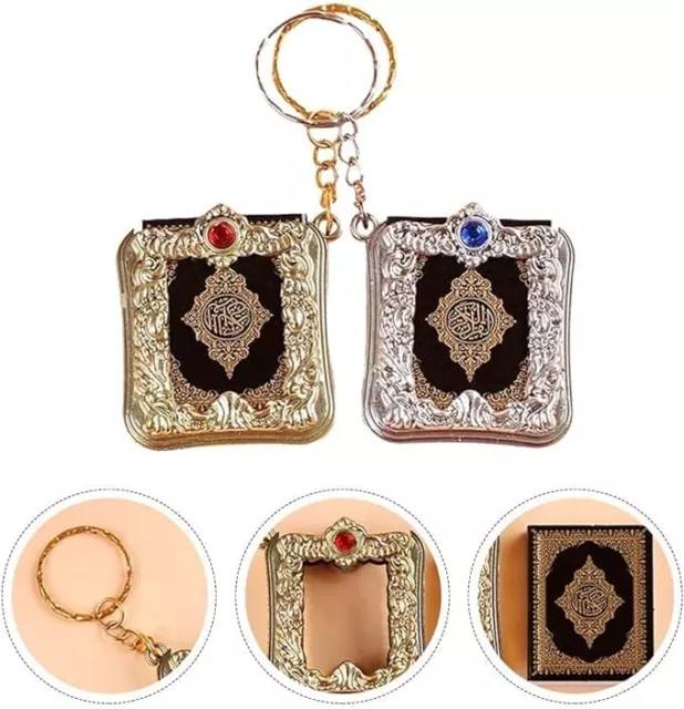 Mini QURAN in Arabic Keyring Islamic Muslim Gift Ramadan Eid Gift Pendant UK