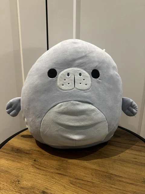 SQUISHMALLOWS MAEVE THE Blue Seal / Manatee Large 16" Plush Soft Toy £
