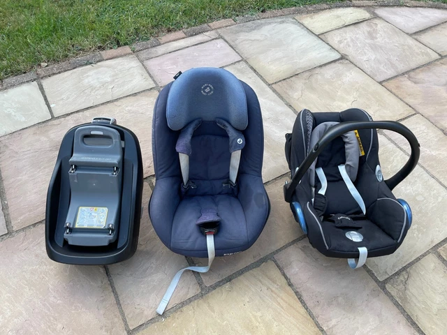 Maxi Cosi Baby Car Seats: FamilyFix isofix base, Pearl, Cabriofix **COLLECTION**