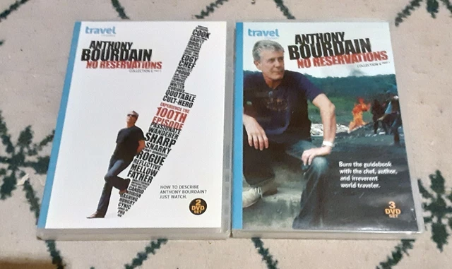 Anthony Bourdain No Reservations Collection 6 Parts 1 and 2 DVD Sets Anthony Bourdain No Reservations Collection 6 Parts 1 and 2 DVD Sets
