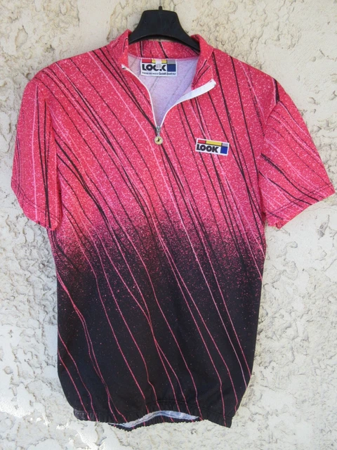 Maillot Cycliste Vintage SEB Manches Courtes – Taille L – Multicolore