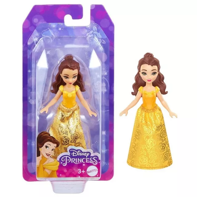 Disney Princesses - MTHLW78 - Poupée articulée 9 cm - Personnage Belle