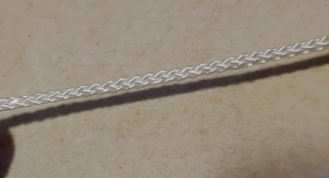 Polypropylenseil 2mm Schnur Seil 100m +Rest Flechtleine PP Leine geflochten Weiß 3