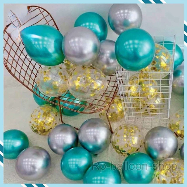 10-50 CHROMBALLONS METALLIC LATEX PERLE 10 ZOLL Helium/Luft Hochzeit Geburtstag Party