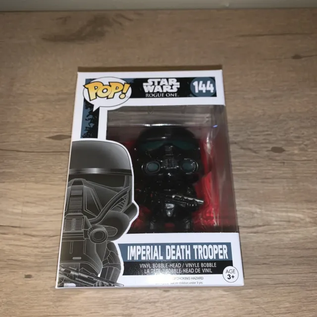 Funko Pop! Imperial Death Trooper Vaulted Star Wars Rogue One #144 NEW IN BOX