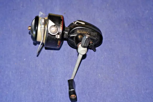 VINTAGE MITCHELL 308 Reel For Parts, Missing Foot, Everything Else Works  $23.50 - PicClick