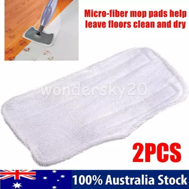 2X Replacement Microfiber Pads For Shark Steam Mop S3250 S3101 XT3010 SE200 OZ