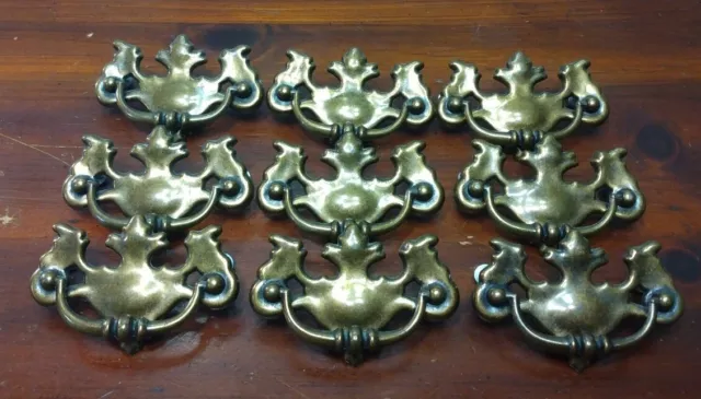 Vintage Batwing Drawer Pulls set of 9 Chippendale Batwing drawer CB-1185 Canada