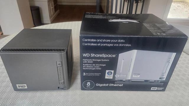 Wd Sharespace SERVEUR NAS WD Western Digital ShareSpace 8To (avec 4 disques de 2To ...