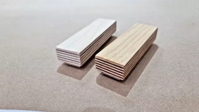 Birch Ply Handles - Hand Made - Furniture Handles - Bespoke