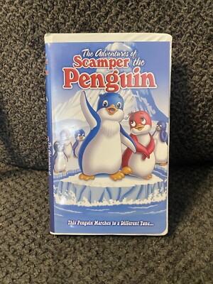 THE ADVENTURES OF Scamper The Penguin ~ Vhs, 1992 ~ Clamshell £4.86 ...