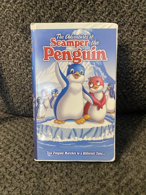 SCAMPER THE PENGUIN VHS Video Tape Kids Cartoon Movie 1992 Ships Fast ...