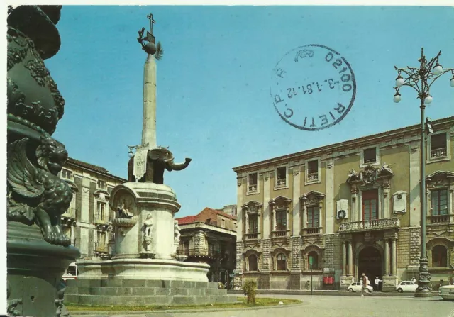 Catania (Ct) - Piazza Duomo - Viaggiata - Vedi Foto