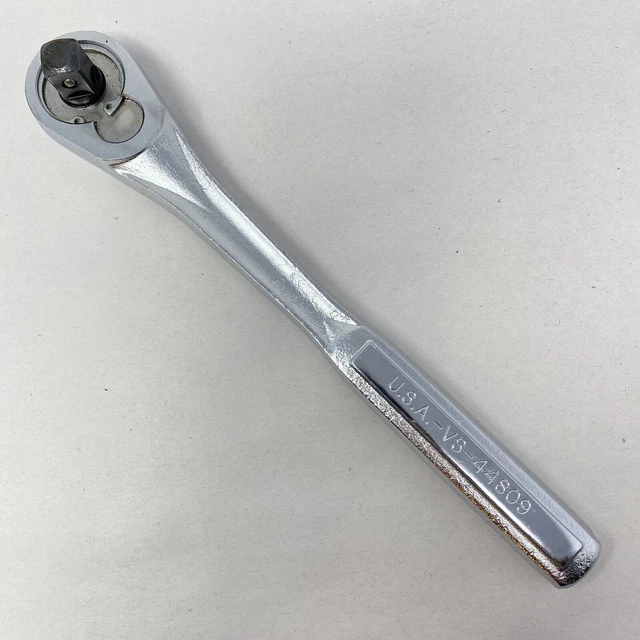 VINTAGE CRAFTSMAN 1/2& Drive Ratchet Model VS44809 Made in the USA 10