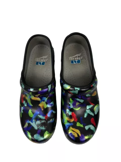DANSKO WOMENS LT Pro Plume Feather Patent Professional Clogs Size EU 36 US 5.5 6 59.98 PicClick